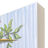 Paragon Crowned Crane I Blue 48 X 24 X 4 Wall Hanging