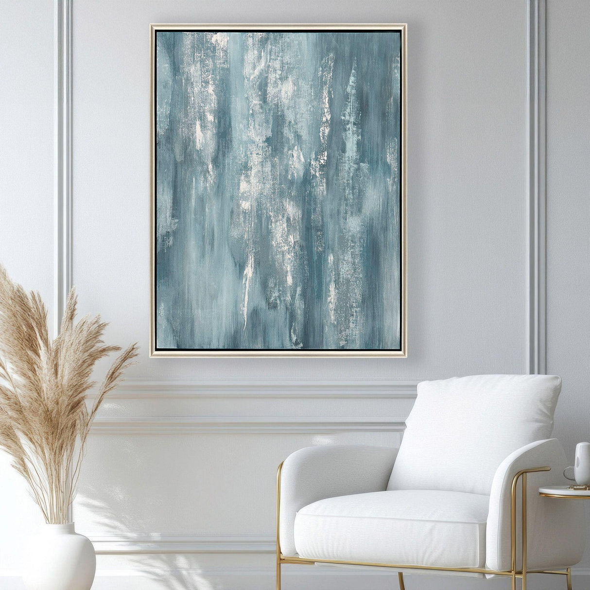 Paragon Blue Echo I Blue 50 X 38 X 3 Wall Art