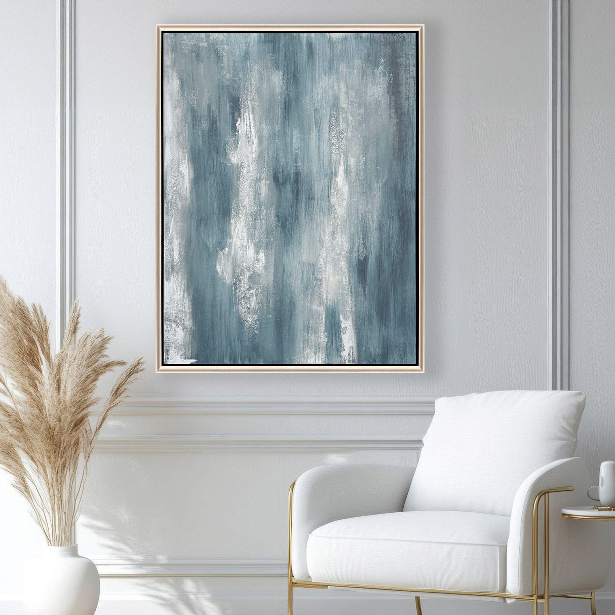 Paragon Blue Echo II Blue 50 X 38 X 3 Wall Art