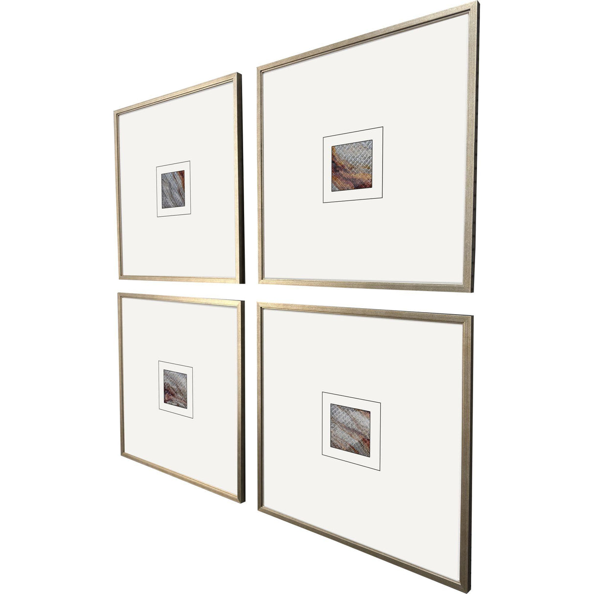 Paragon Natural Patterns II S/4 Metallic 21 X 21 X 1 Wall Art