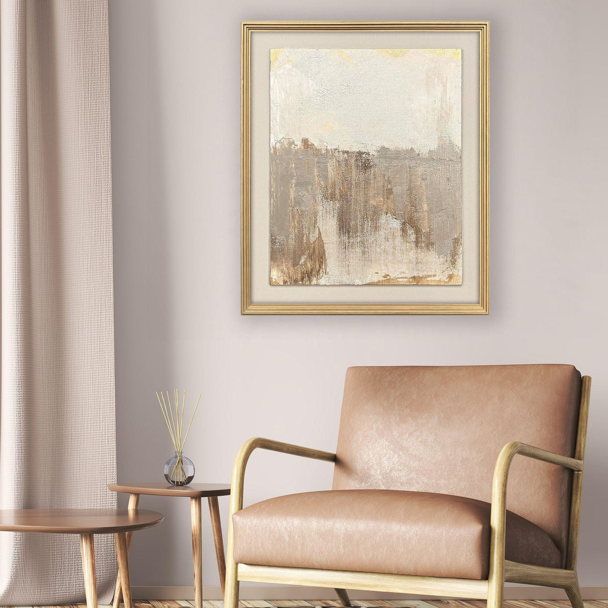 Paragon Goldenscape I White 30 X 26 X 2 Wall Art