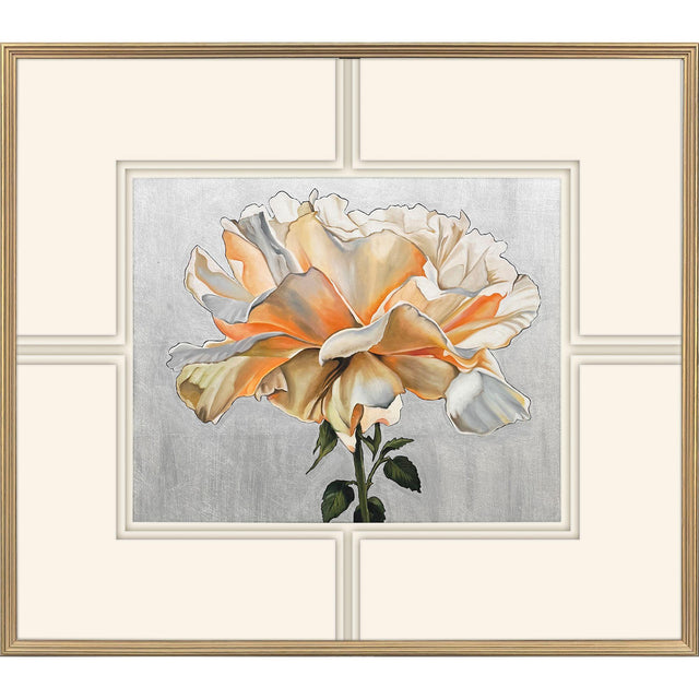 Paragon A Rose is a Rose White 42 X 48 X 2 Wall Art