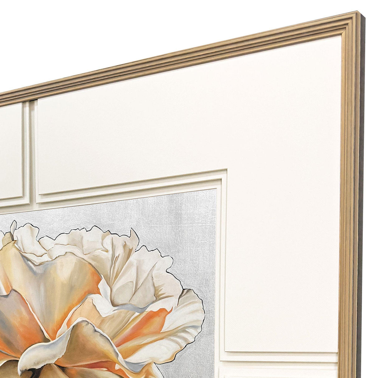 Paragon A Rose is a Rose White 42 X 48 X 2 Wall Art