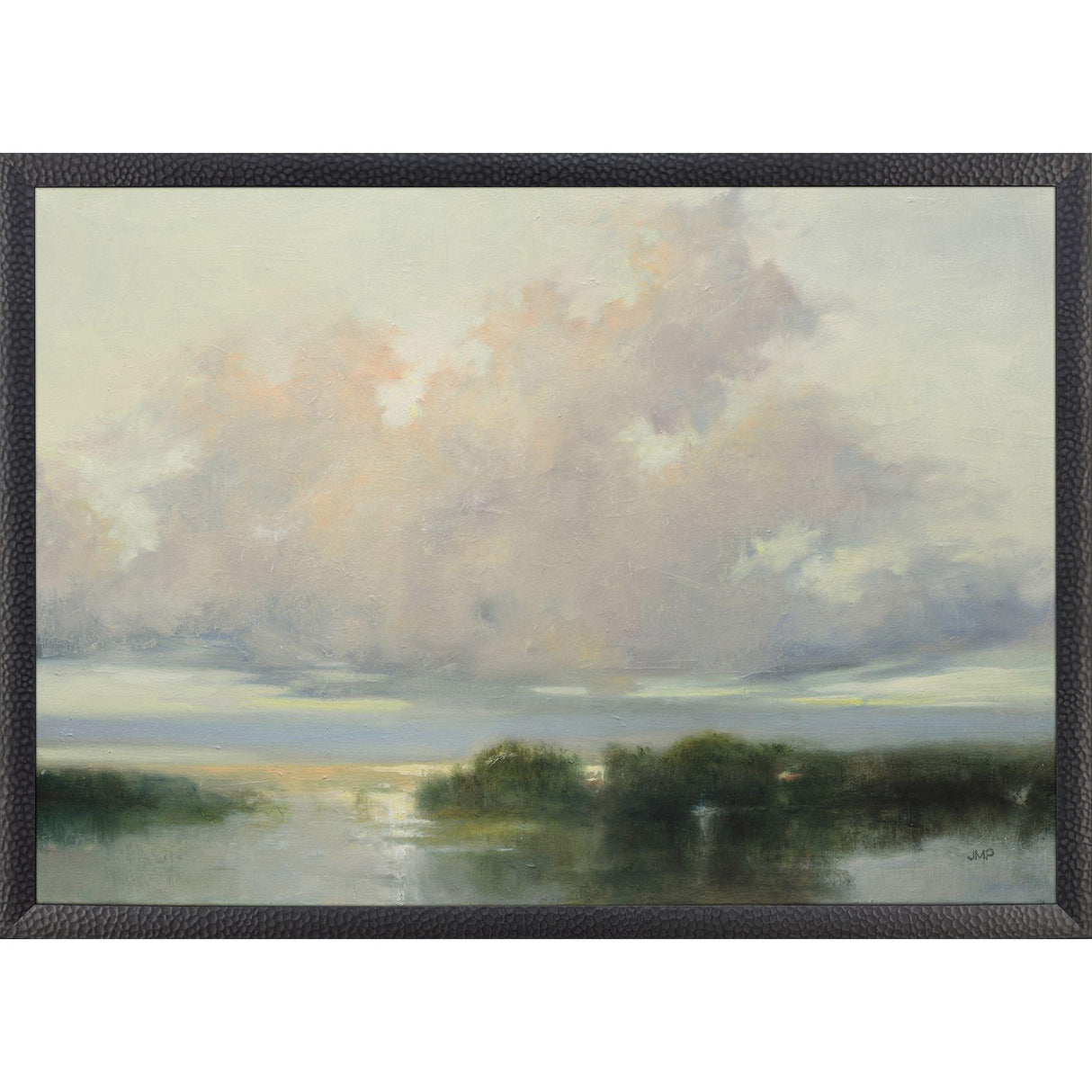 Paragon Clouds and Currents Blue 35 X 49 X 2 Wall Art