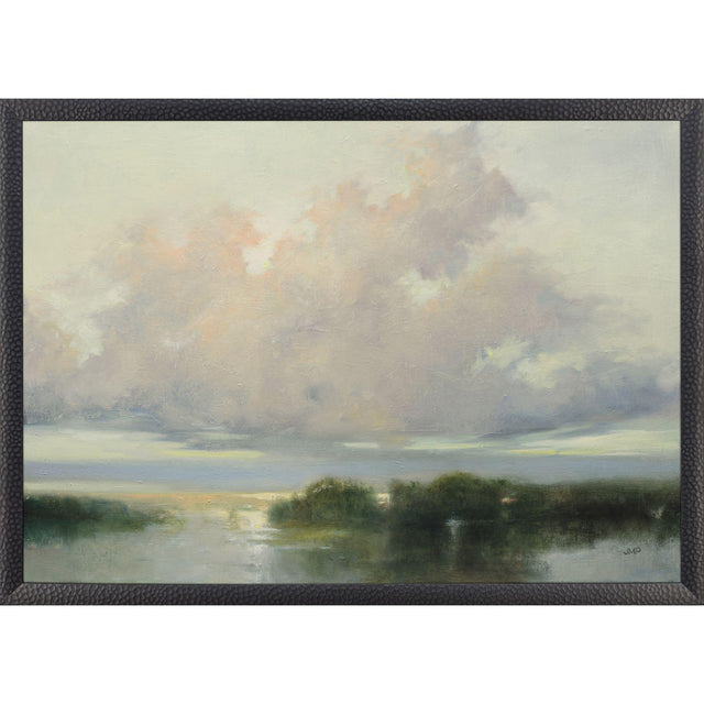 Paragon Clouds and Currents Blue 35 X 49 X 2 Wall Art