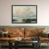 Paragon Clouds and Currents Blue 35 X 49 X 2 Wall Art