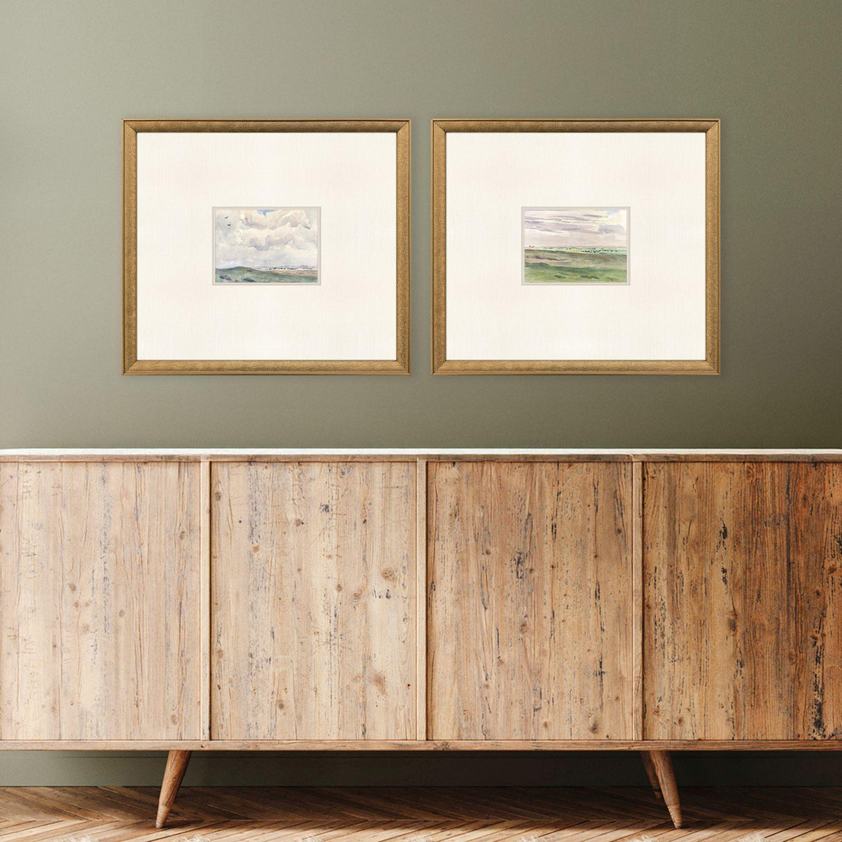 Paragon Meadow/Plains S/2 Green 16 X 18 X 2 Wall Art