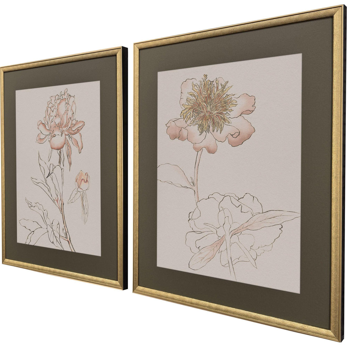 Paragon Delicate Sketch I S/2 Pink 31 X 25 X 2 Wall Art