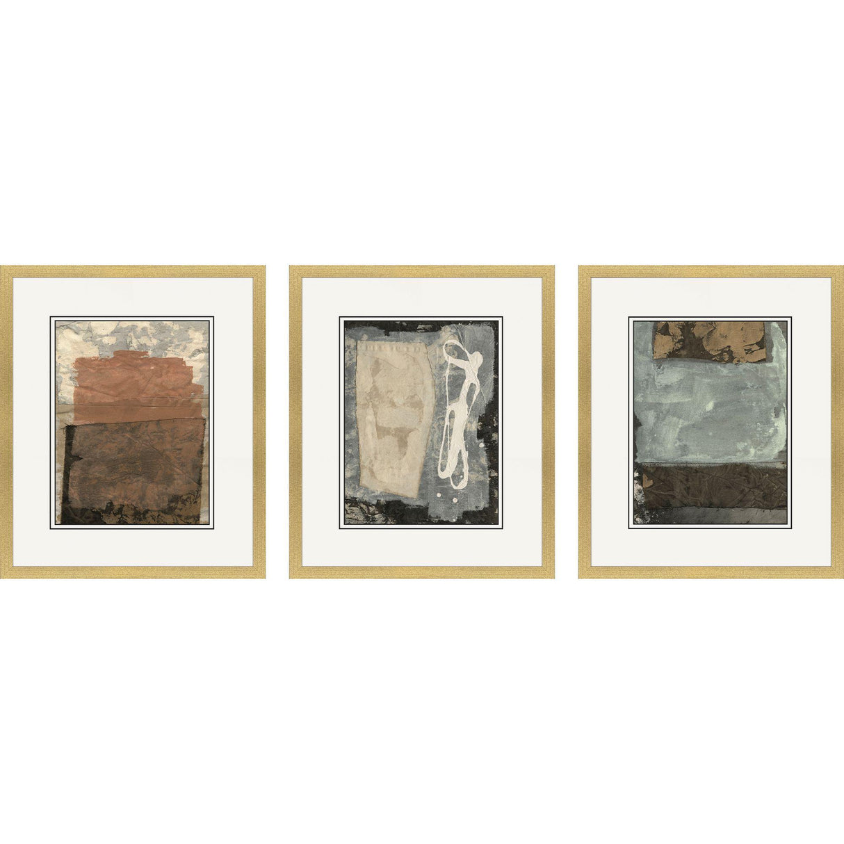 Paragon Textural Echo I S/3 Multi 25 X 21 X 2 Wall Art