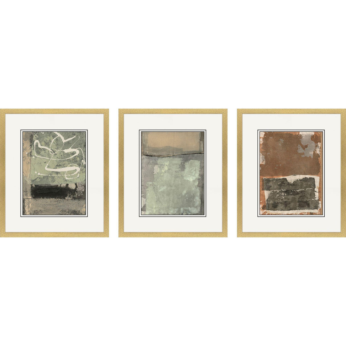 Paragon Textural Echo II S/3 Multi 25 X 21 X 2 Wall Art