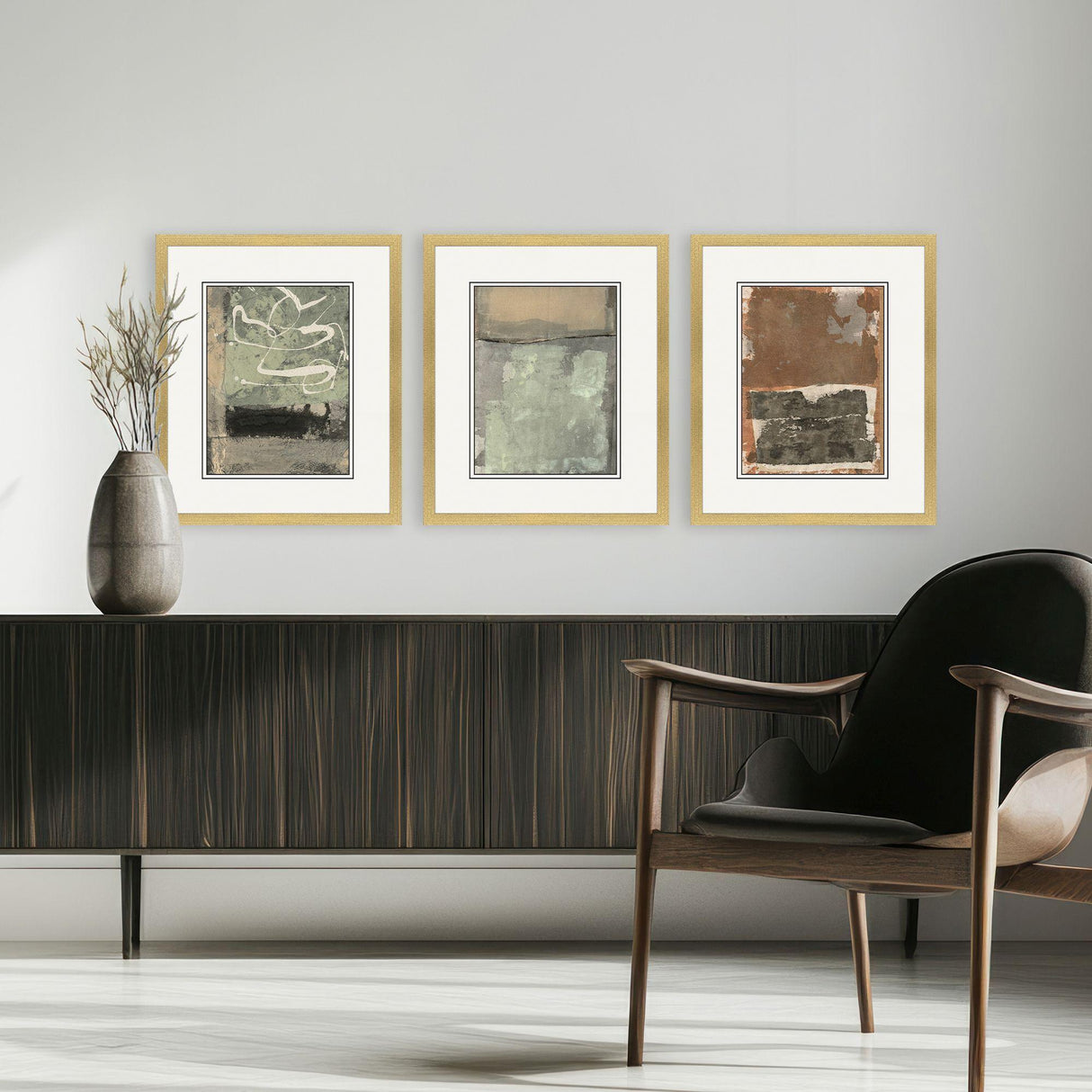 Paragon Textural Echo II S/3 Multi 25 X 21 X 2 Wall Art