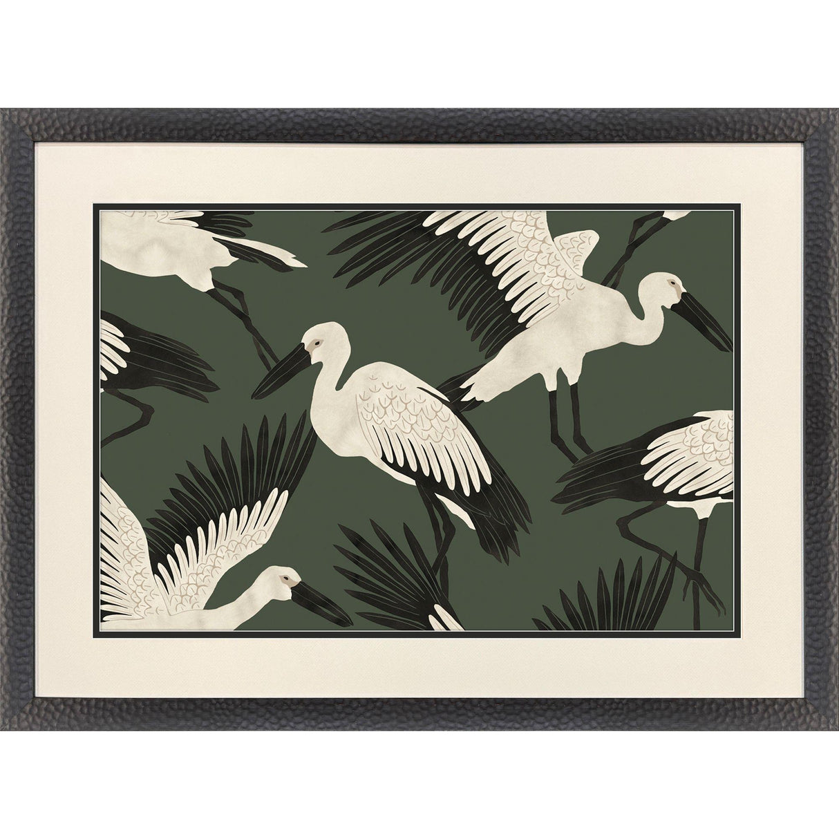 Paragon Stork Storm - Swoop Green 29 X 39 X 2 Wall Art