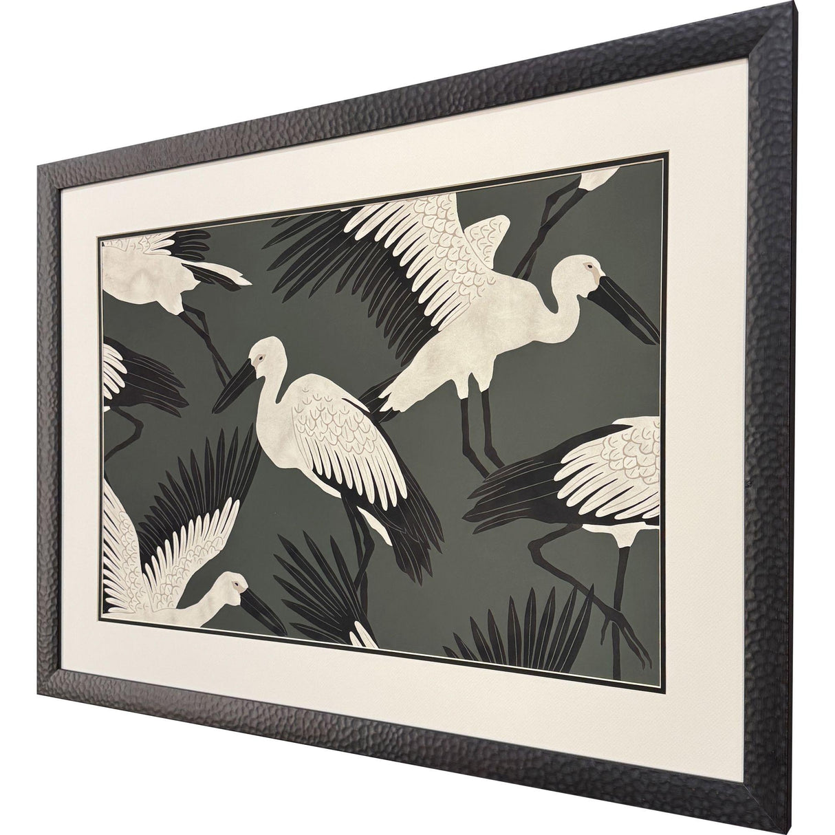 Paragon Stork Storm - Swoop Green 29 X 39 X 2 Wall Art