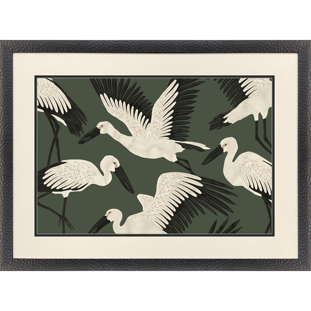 Paragon Stork Storm - Soar Green 29 X 39 X 2 Wall Art