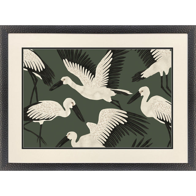 Paragon Stork Storm - Soar Green 29 X 39 X 2 Wall Art