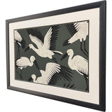 Paragon Stork Storm - Soar Green 29 X 39 X 2 Wall Art