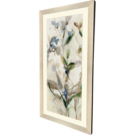 Paragon Wild Grasses Left Blue 43 X 23 X 2 Wall Art