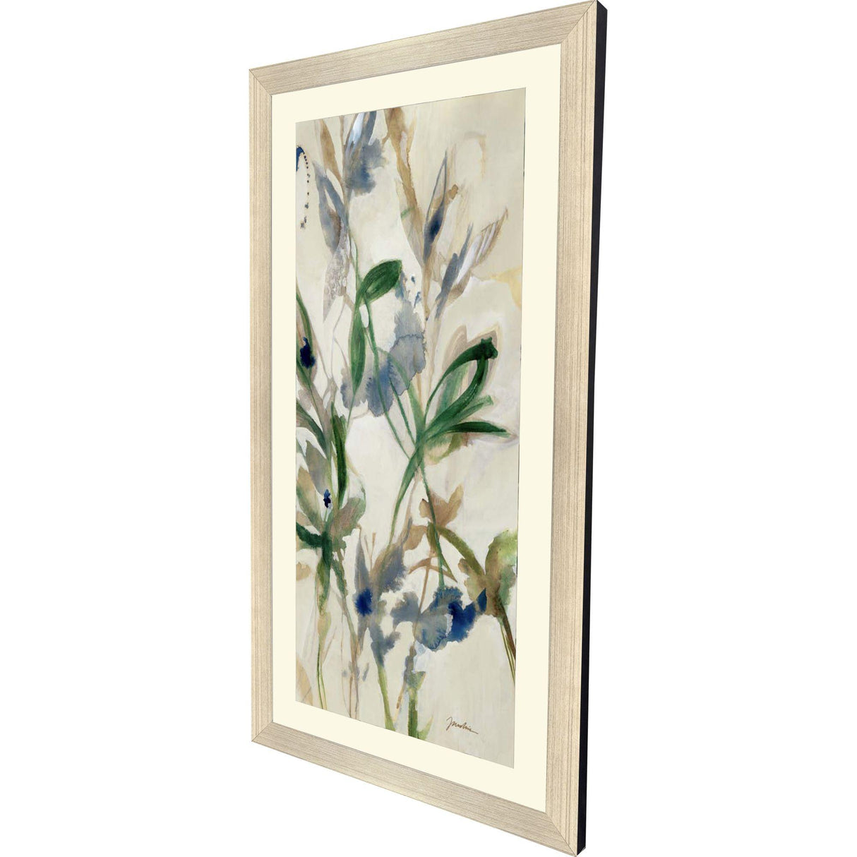 Paragon Wild Grasses Right Blue 43 X 23 X 2 Wall Art