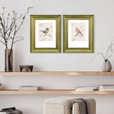 Paragon Bird Scene S/2 Green 21 X 17 X 2 Wall Art