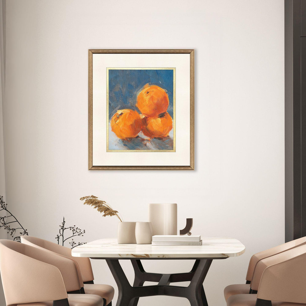 Paragon Orange Stack Blue 29 X 25 X 2 Wall Art