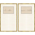 Paragon Harbor Sketch S/2 Brown 32 X 19 X 2 Wall Art