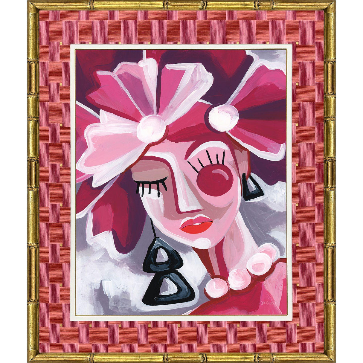 Paragon Mon Amie Pink 27 X 23 X 2 Wall Art