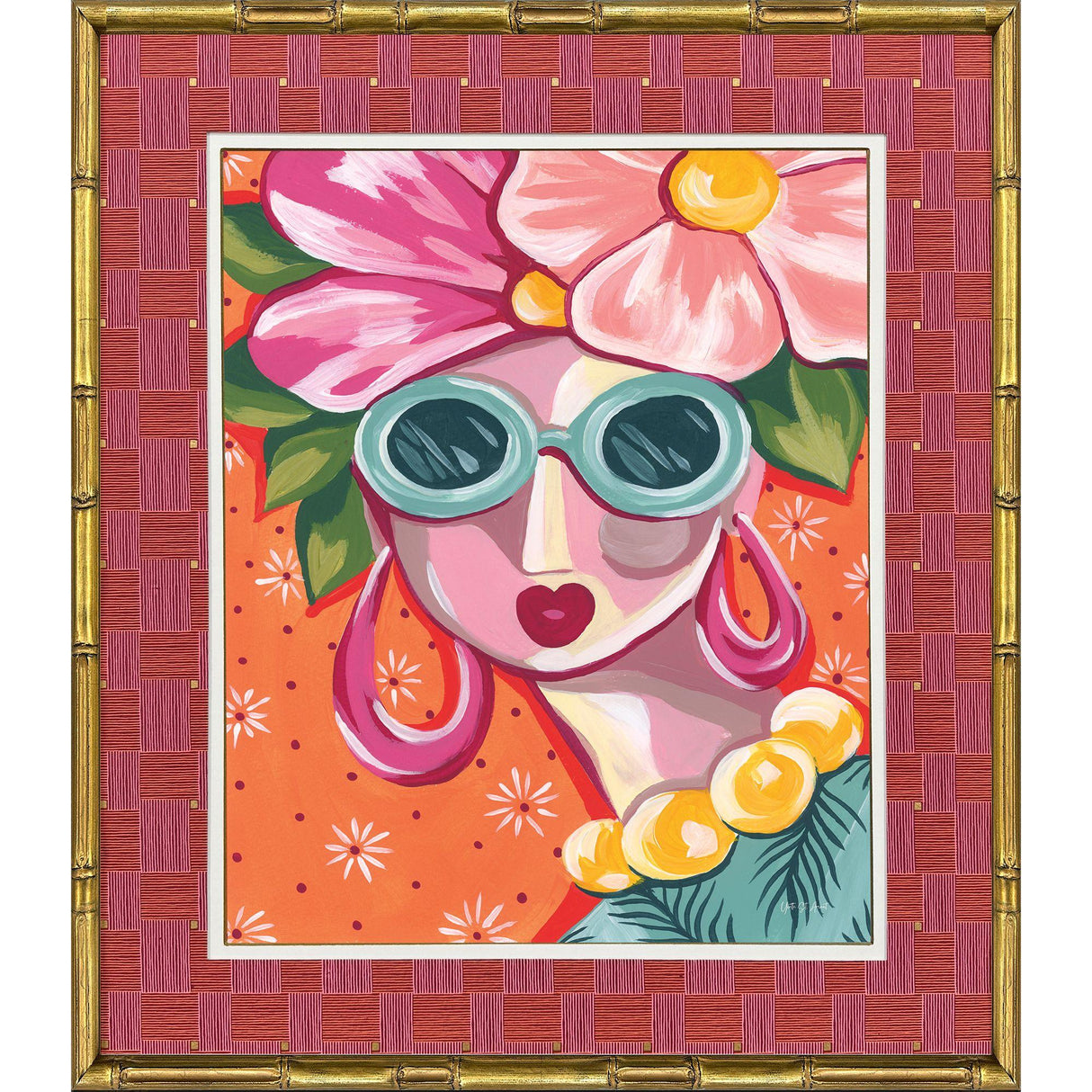 Paragon Fun in the Sun Pink 27 X 23 X 2 Wall Art