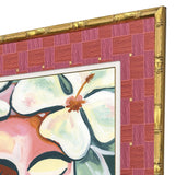 Paragon Portrait in the Tropic Pink 27 X 23 X 2 Wall Art