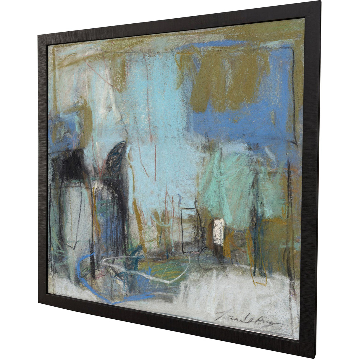 Paragon Blue Bell Blue Blue 39 X 39 X 2 Wall Art