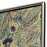 Paragon Peacock Plumage Blue 38 X 38 X 3 Wall Art