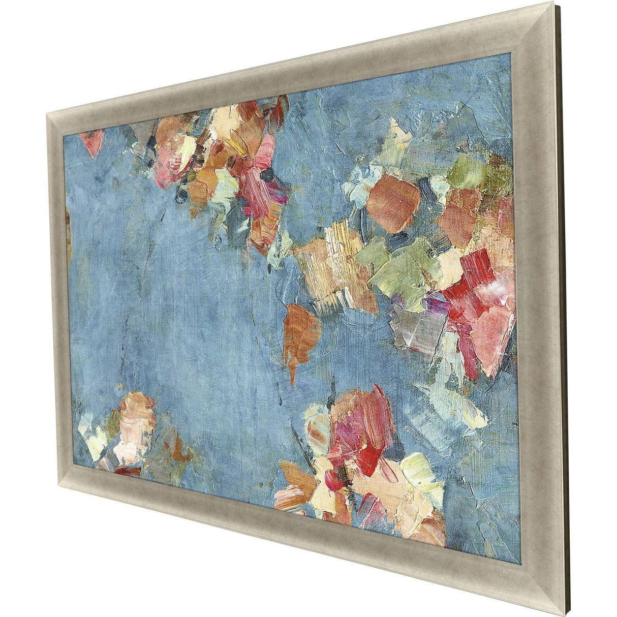 Paragon Fleur Blue 41 X 53 X 2 Wall Art