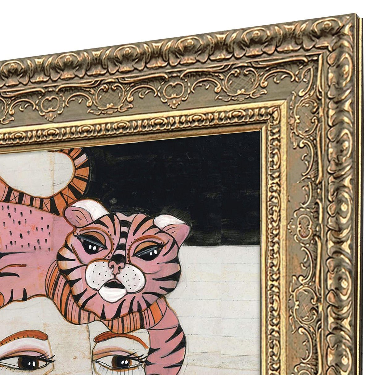 Paragon Cat Hair Pink 42 X 42 X 3 Wall Art