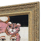 Paragon Cat Hair Pink 42 X 42 X 3 Wall Art