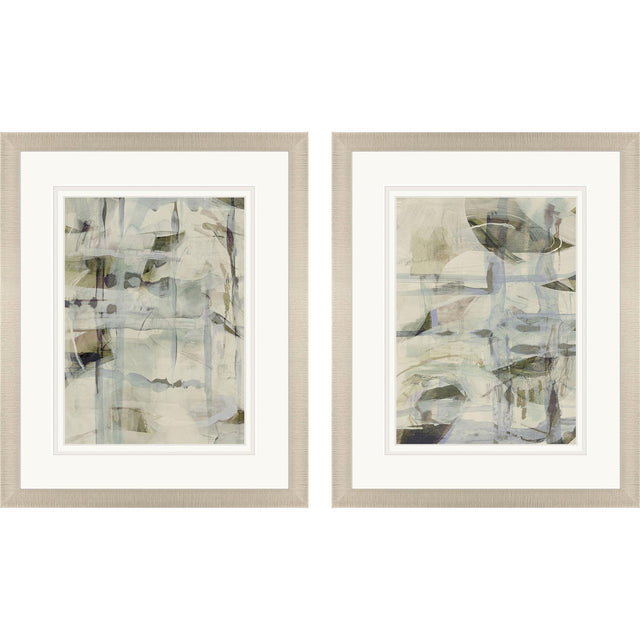 Paragon Fluent S/2 Blue 33 X 27 X 2 Wall Art