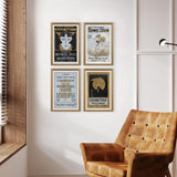 Paragon Ephemera S/4 Black 19 X 13 X 2 Wall Art