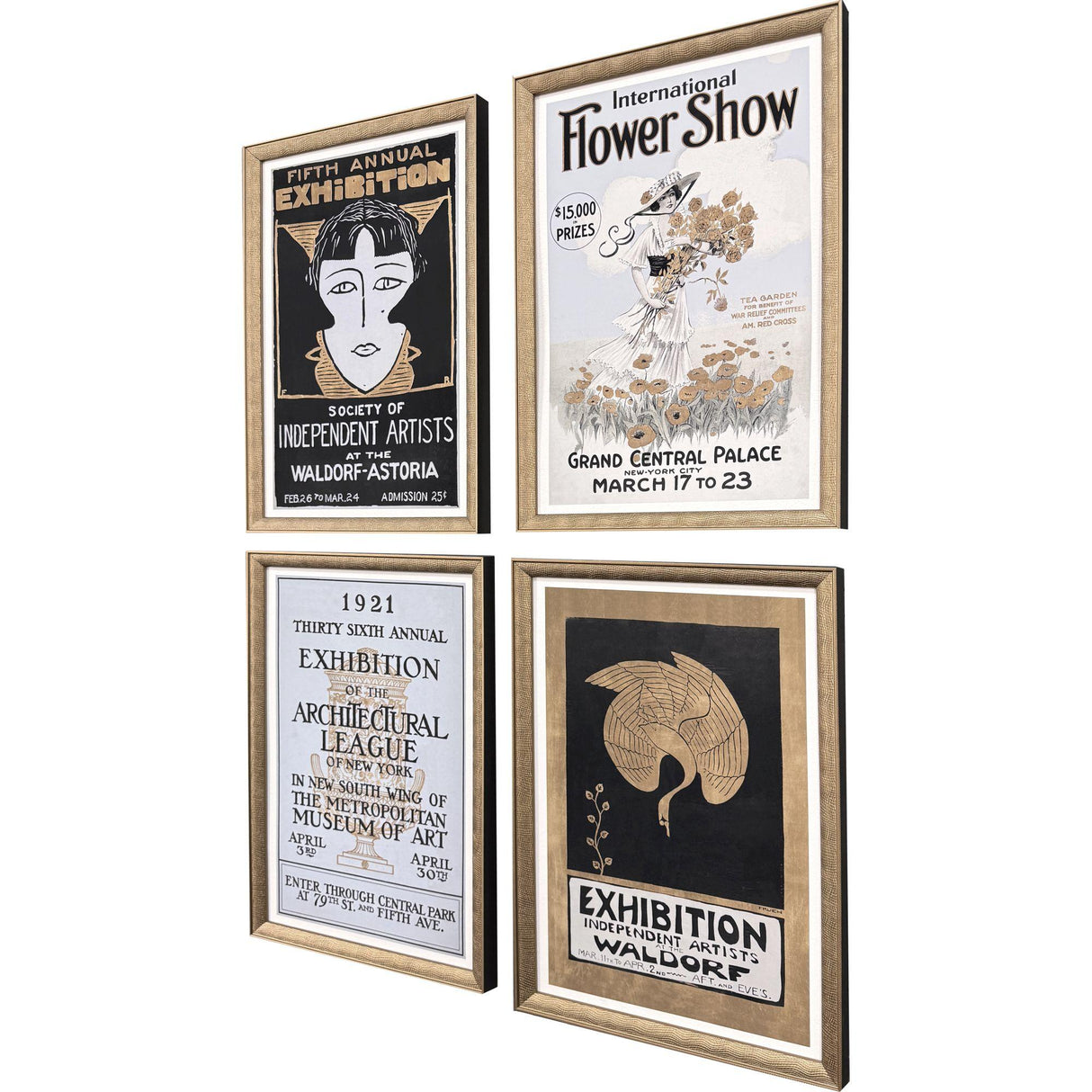 Paragon Ephemera S/4 Black 19 X 13 X 2 Wall Art