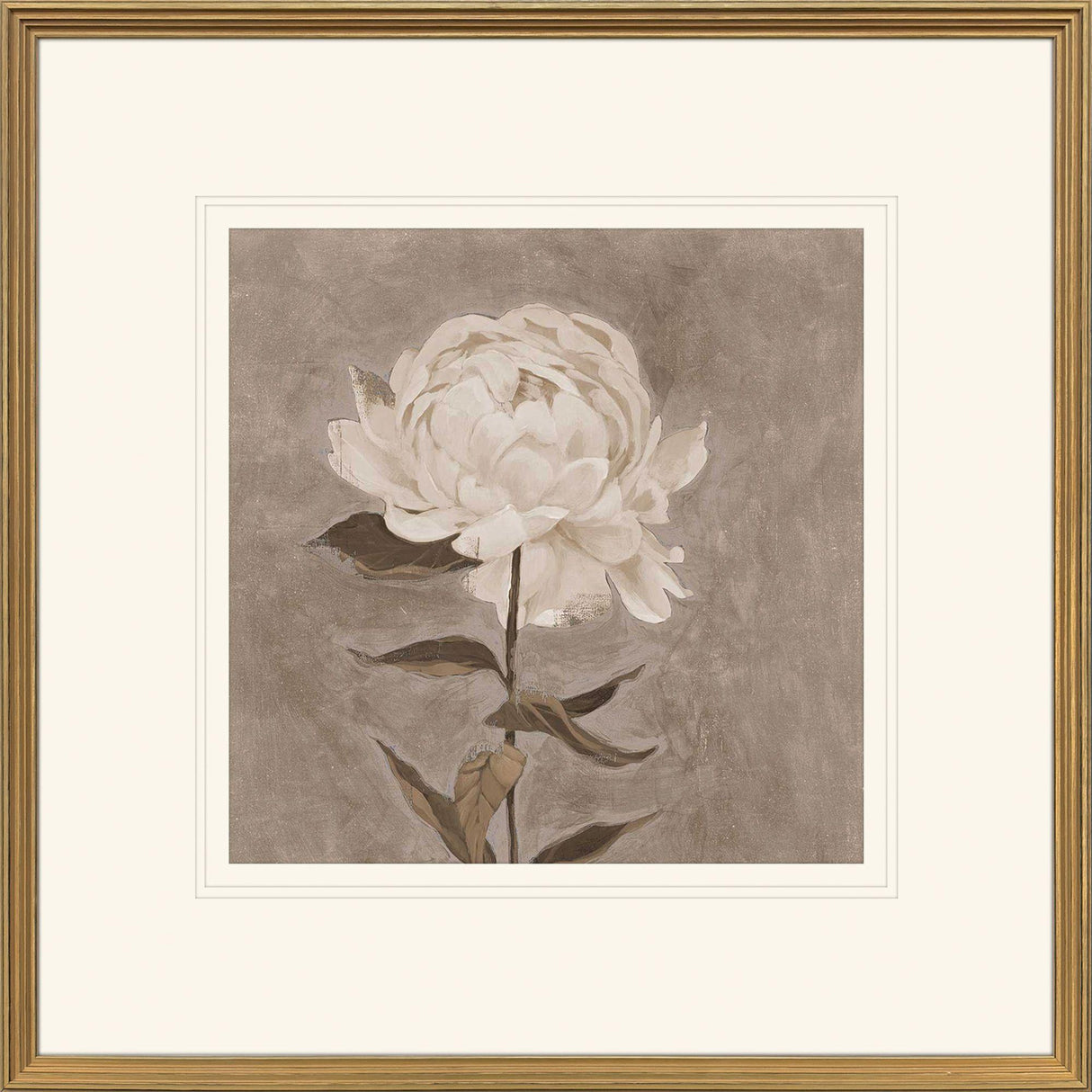 Paragon Pretty as a Peony I Beige 34 X 34 X 2 Wall Art