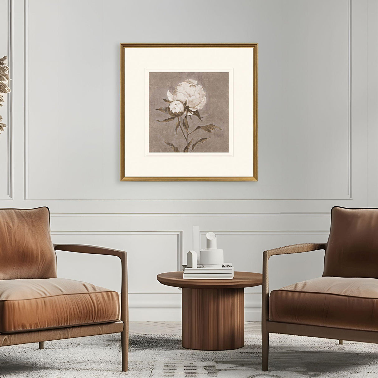 Paragon Pretty as a Peony II Beige 34 X 34 X 2 Wall Art