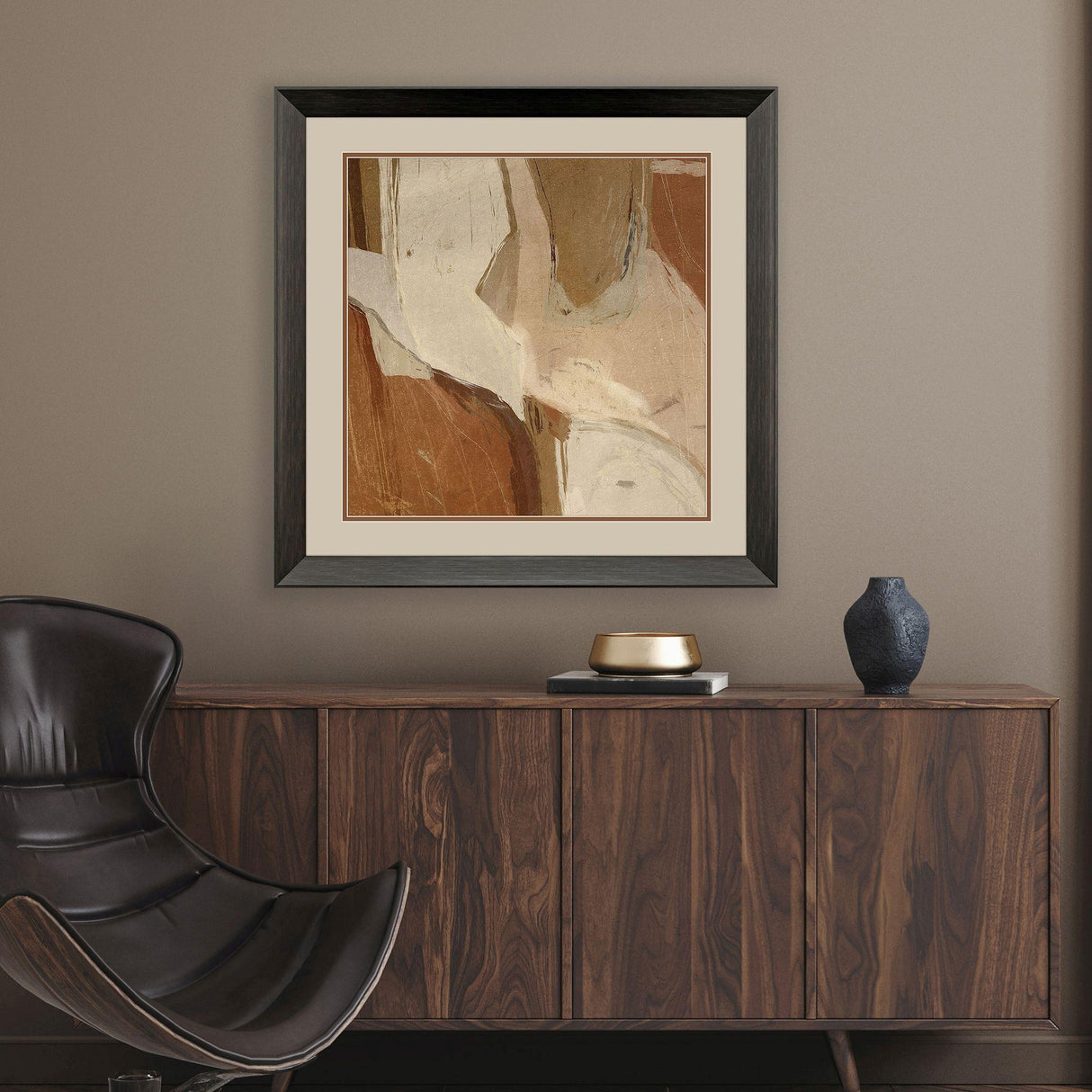 Paragon Earth's Surface Brown 40 X 40 X 3 Wall Art