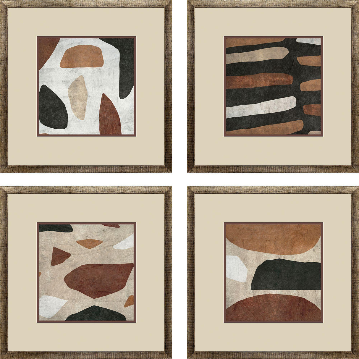 Paragon Organic Terra I S/4 Brown 17 X 17 X 1 Wall Art