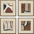 Paragon Organic Terra II S/4 Brown 17 X 17 X 1 Wall Art