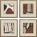 Paragon Organic Terra II S/4 Brown 17 X 17 X 1 Wall Art