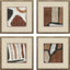 Paragon Organic Terra II S/4 Brown 17 X 17 X 1 Wall Art