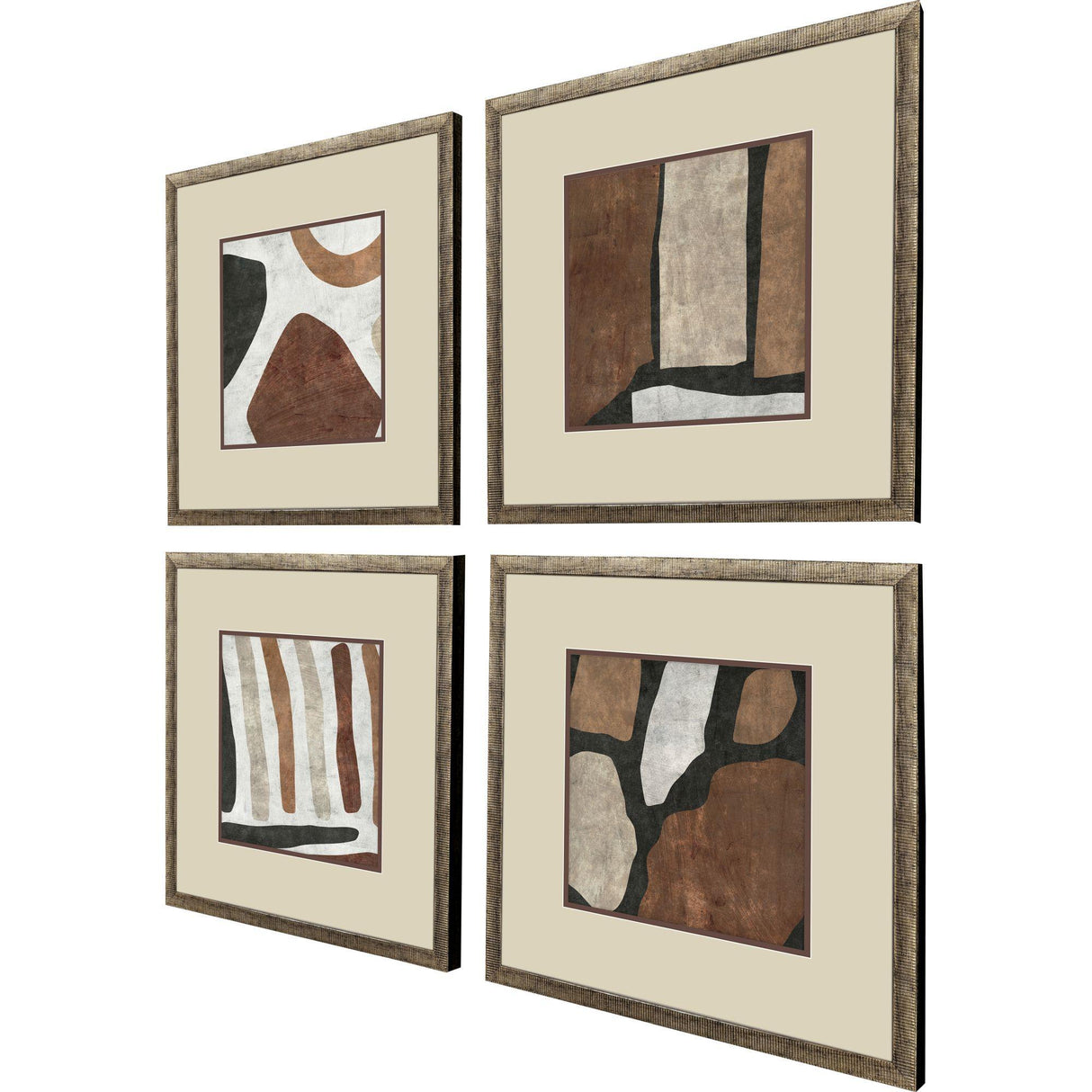 Paragon Organic Terra II S/4 Brown 17 X 17 X 1 Wall Art