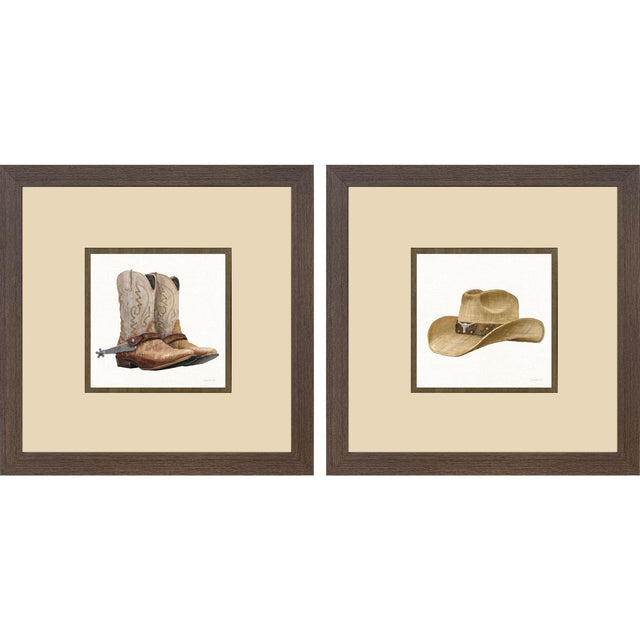 Paragon Riders of the Range S/2 Brown 23 X 23 X 2 Wall Art