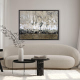 Paragon River Fog Brown 38 X 50 X 3 Wall Art