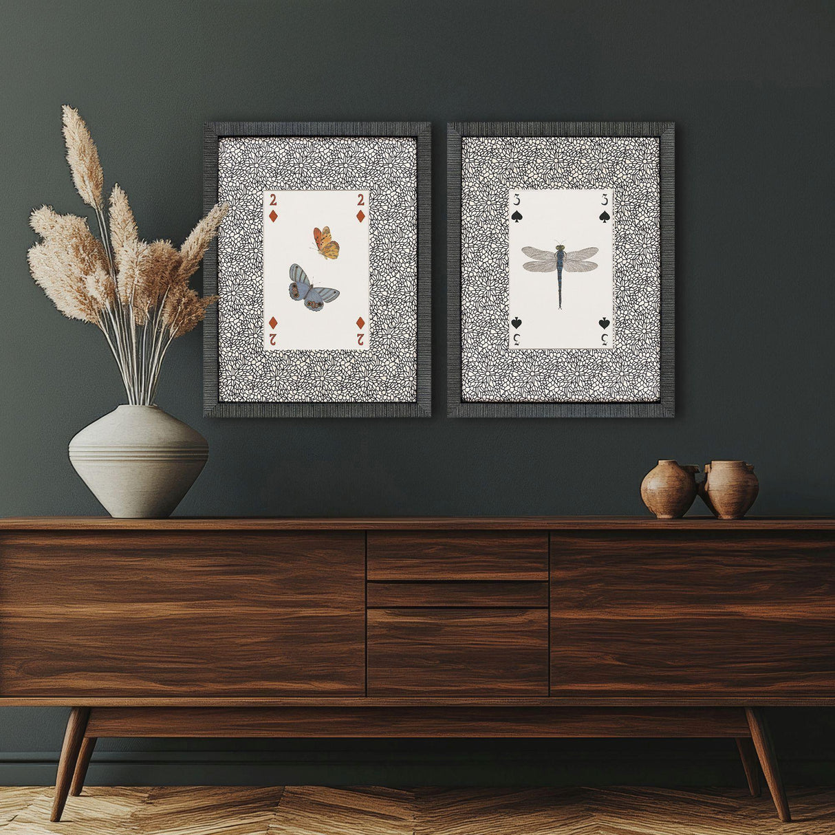 Paragon Nature's Hand I S/2 Black 22 X 17 X 2 Wall Art