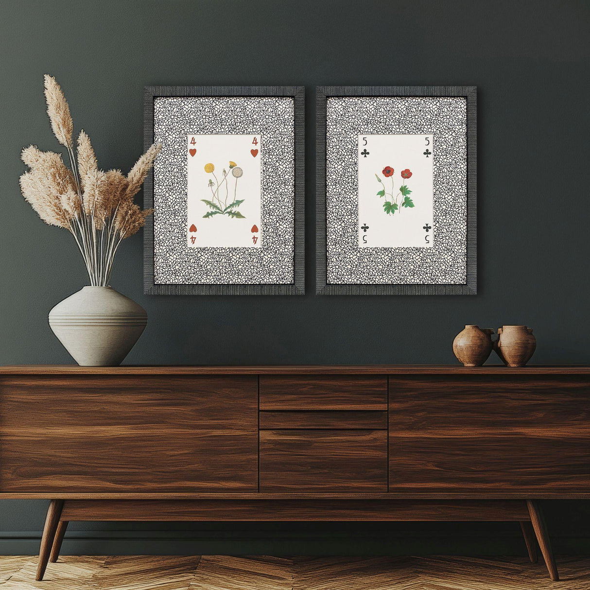 Paragon Nature's Hand II S/2 Black 22 X 17 X 2 Wall Art