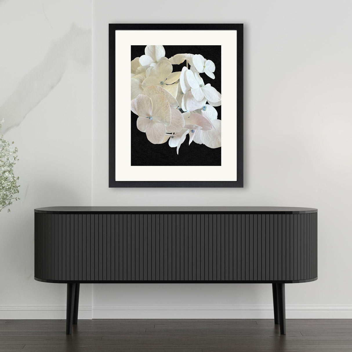 Paragon Modern Hydrangea II White 43 X 35 X 2 Wall Art