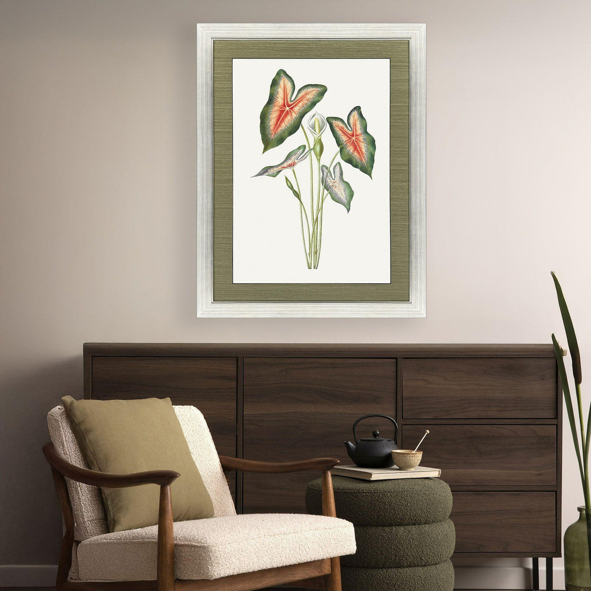 Paragon Caladium Red 47 X 35 X 2 Wall Art